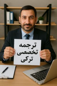 ترجمه تخصصی ترکی