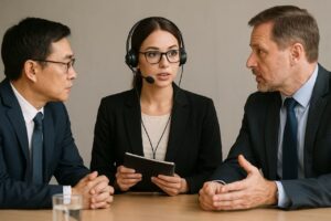 خدمات مترجم همزمان و حضوری