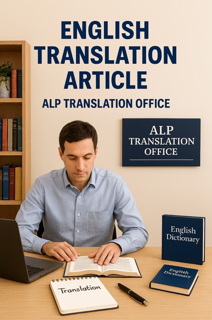 ترجمه رسمی انگلیسی فوری