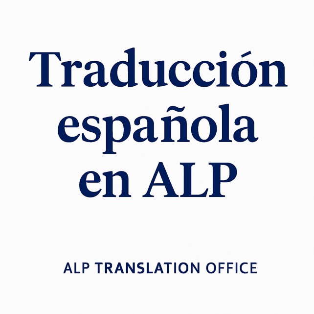 ترجمه رسمی اسپانیایی