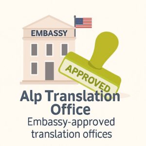 ترجمه رسمی در دارالترجمه مورد تایید سفارت‌